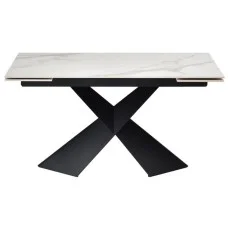 Ceramic table Urbano TML-896 calacatta crystal black